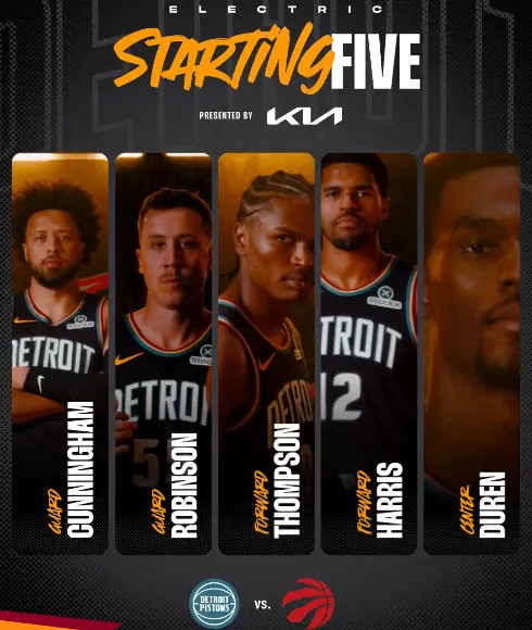 世界杯高清直播平台-活塞首发：邓罗、哈里斯、奥萨尔、坎宁安、杜伦